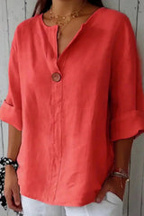 Zamma - Relaxed V-Neck Top