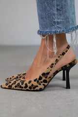 Savanna – Leopard Slingback Heels