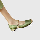 Marcella-Embellished Mary Jane Heels