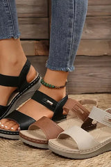 Paige - Comfort Cushioned Wedge Sandals