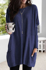 Maree - Oversized round neck jumper for women