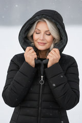 Everly – Winter Luxe Hooded Puffer Coat