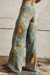 Macy - Floral Happiness Flare Pants