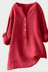 Marina – Relaxed Cotton Button Tunic