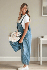 Marlowe – Vintage Wide-Leg Denim Overalls