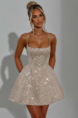 The Crystal Mini Dress