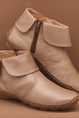 Velora – Classic Comfort Leather Ankle Boots
