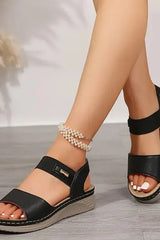 Paige - Comfort Cushioned Wedge Sandals