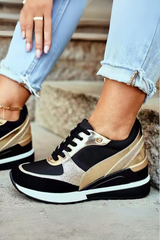 Keziah - Glow Wedge Sneaker