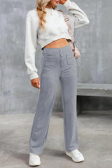 Casual Wide Leg Pants