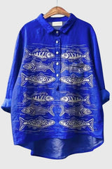 Lumi - Vintage Animal Blouse