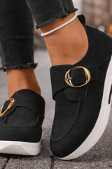 Solivana - Buckle Comfort Slip-Ons