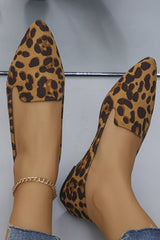 Savina – Leopard Pointed Flats