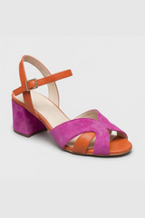 Veloura – Colourblock Heeled Sandals