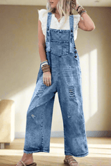 Marlowe – Vintage Wide-Leg Denim Overalls