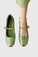 Olivette - Vintage Charm Leather Pumps