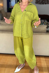 Mira – Cotton Linen Two-Piece Set