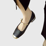 Marcella-Embellished Mary Jane Heels