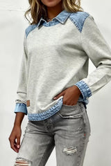 Amelie – Layered Collar Knit Sweater