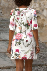 Rosalie – Floral Breeze Mini Dress