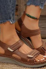 Paige - Comfort Cushioned Wedge Sandals