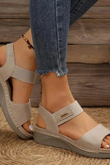 Paige - Comfort Cushioned Wedge Sandals