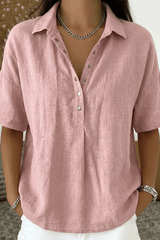 Elviane – Relaxed Button-Up Blouse