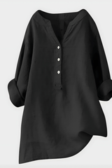Marina – Relaxed Cotton Button Tunic