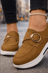 Solivana - Buckle Comfort Slip-Ons