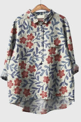 Elly - Vintage Floral Blouse