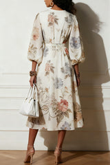 Valentina – Romantic Bloom Midi Dress