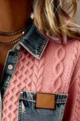 Darian – Knit Denim Fusion Shirt