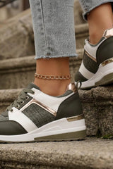 Velmora - Luxe Contrast Comfort Sneakers