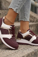 Velmora - Luxe Contrast Comfort Sneakers