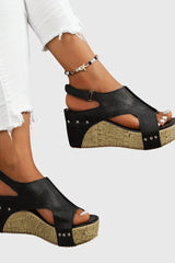 Sienna - Comfort Cork Wedge Sandals
