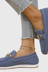 Alora – Textured Slip-On Loafers