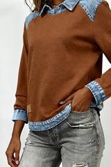 Amelie – Layered Collar Knit Sweater