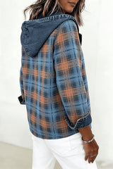 Selora – Hooded Check Overshirt