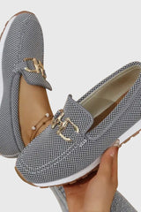 Alora – Textured Slip-On Loafers