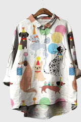 Elva - Vintage Pet Blouse