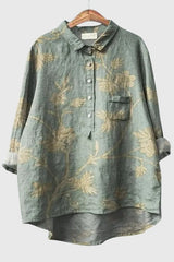 Elly - Vintage Floral Blouse