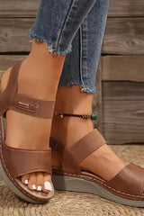 Paige - Comfort Cushioned Wedge Sandals