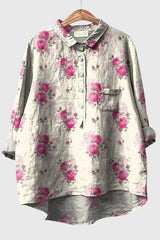 Elly - Vintage Floral Blouse