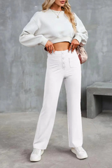 Casual Wide Leg Pants
