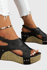 Sienna - Comfort Cork Wedge Sandals