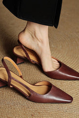 Celestique - Elegant Leather Pumps