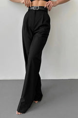 Must-have High-Waist Wide Leg Black Pants