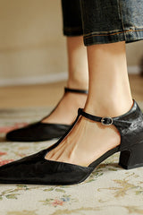 Marovelle - Vintage Leather Pumps