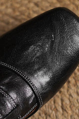 Seravelle - Leather Mule Pumps