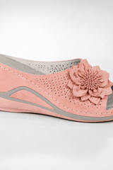 Nerina-Floral Wedge Sandals